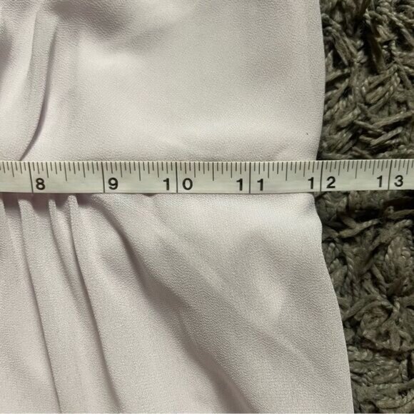 Show Me Your Mumu Maxi Dress MED Chiffon Lilac High Neck Bridesmaids “Amanda” - Picture 8 of 10